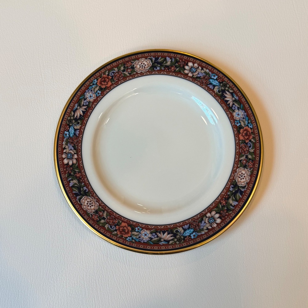 Lenox Witherspoon Bread and Butter Plate Presidential Collection Floral Gold 6"